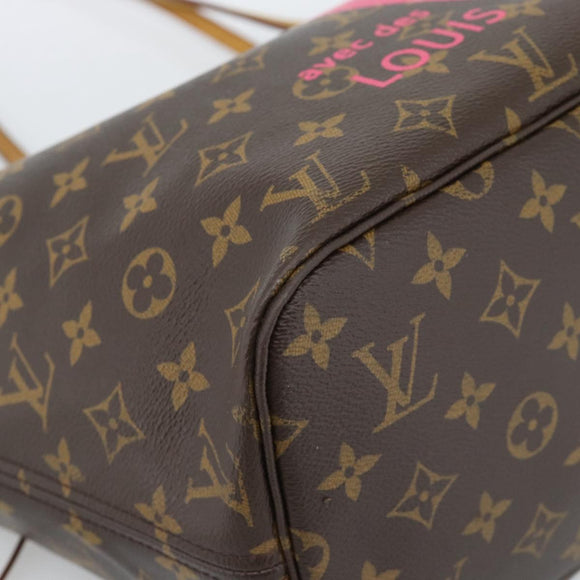 LOUIS VUITTON Monogram Neverfull MM Tote Bag Grenard M41602 LV Auth gh2049A