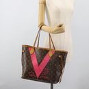 LOUIS VUITTON Monogram Neverfull MM Tote Bag Grenard M41602 LV Auth gh2049A-24