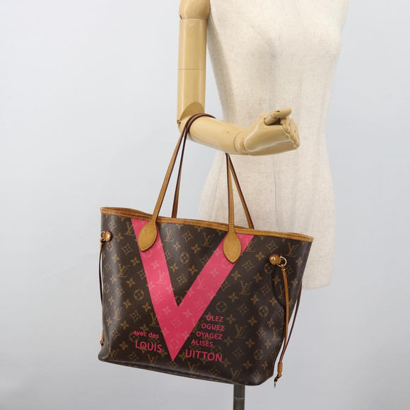 LOUIS VUITTON Monogram Neverfull MM Tote Bag Grenard M41602 LV Auth gh2049A