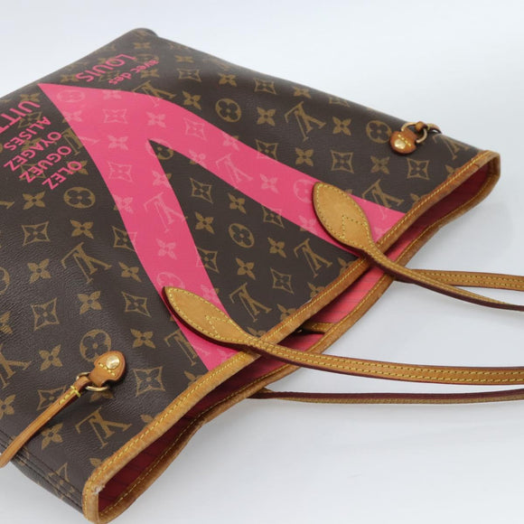 LOUIS VUITTON Monogram Neverfull MM Tote Bag Grenard M41602 LV Auth gh2049A