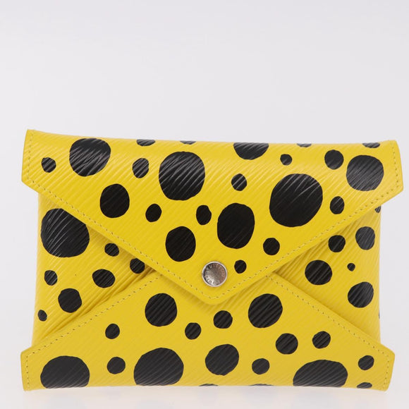 LOUIS VUITTON Epi LVxYK Pochette Kirigami Pouch Black M81959 LV Auth gh2050SAM