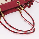 LOUIS VUITTON Cruise line Eponge Tote Bag Pile White M92096 LV Auth gh2053A-10
