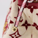 LOUIS VUITTON Cruise line Eponge Tote Bag Pile White M92096 LV Auth gh2053A-5