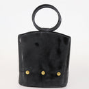 GIVENCHY Hand Bag Leather 2 Set Black Brown Auth gh2056-3