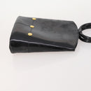 GIVENCHY Hand Bag Leather 2 Set Black Brown Auth gh2056-4