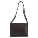 GUCCI Shoulder Bag Leather Brown Auth gh2057-13