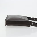 GUCCI Shoulder Bag Leather Brown Auth gh2057-3