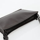 GUCCI Shoulder Bag Leather Brown Auth gh2057-6