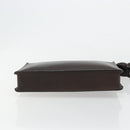 GUCCI Shoulder Bag Leather Brown Auth gh2057-5