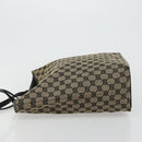 GUCCI GG Canvas Tote Bag Navy Gold 002 1098 Auth gh2060-5