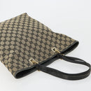 GUCCI GG Canvas Tote Bag Navy Gold 002 1098 Auth gh2060-6