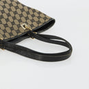GUCCI GG Canvas Tote Bag Navy Gold 002 1098 Auth gh2060-7