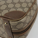 GUCCI GG Supreme Hand Bag PVC Beige Gold 000 39 0030 Auth gh2061-12