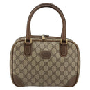 GUCCI GG Supreme Hand Bag PVC Beige Gold 000 39 0030 Auth gh2061-2