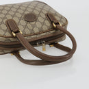 GUCCI GG Supreme Hand Bag PVC Beige Gold 000 39 0030 Auth gh2061-7