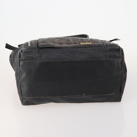 FENDI MCM Loewe Chloe Bag Leather Canvas 4 Set Beige Black Brown Auth gh2062