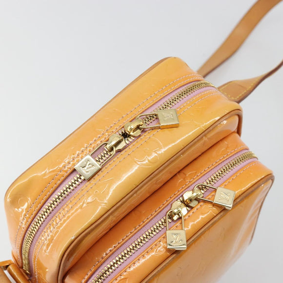 LOUIS VUITTON Monogram Vernis Wooster Schultertasche Rosa M91037 LV Auth gh2063