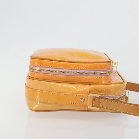 LOUIS VUITTON Monogram Vernis Wooster Schultertasche Rosa M91037 LV Auth gh2063