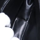 CELINE Schultertasche Leder Schwarz Gold Auth gh2064-11