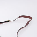 CELINE Schultertasche Leder Schwarz Gold Auth gh2064-8