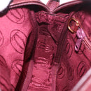 CARTIER Must Line Umhängetasche Leder Bordeaux Gold Auth gh2065-21