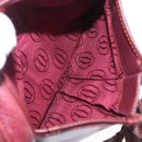 CARTIER Must Line Umhängetasche Leder Bordeaux Gold Auth gh2065-24