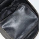 CHANEL Vanity Hand Bag Caviar Skin Black Gold CC Auth gh2069-11