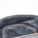 CHANEL Vanity Hand Bag Caviar Skin Black Gold CC Auth gh2069-20