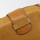 CELINE Shoulder Bag Leather Yellow Gold Auth gh2070-18