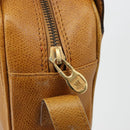 CELINE Shoulder Bag Leather Yellow Gold Auth gh2070-19