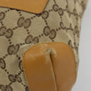 GUCCI GG Canvas Tragetasche Beige Silber 019 0402 Auth gh2071-8