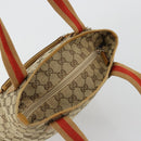 GUCCI GG Canvas Tragetasche Beige Silber 019 0402 Auth gh2071-6