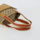 GUCCI GG Canvas Tragetasche Beige Silber 019 0402 Auth gh2071-7