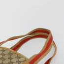 GUCCI GG Canvas Tote Bag Beige Zilver 019 0402 Auth gh2071-8