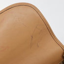 CELINE Macadam Canvas Schoudertas PVC Beige Goud Auth gh2072-10