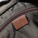GUCCI GG Canvas Tote Bag Beige Silber 28893 Auth gh2075-11