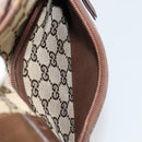 GUCCI GG Canvas Tote Bag Beige Silver 28893 Auth gh2075-23