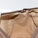 GUCCI GG Supreme Web Sherry Line Boston Bag PVC Beige Gold 010 378 Auth gh2078-22
