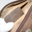 GUCCI GG Supreme Web Sherry Line Boston Bag PVC Beige Gold 010 378 Auth gh2078-26