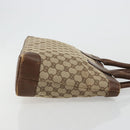 GUCCI GG Canvas Tote Bag Beige Gold 002 1119 Auth gh2080-3