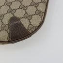 GUCCI GG Supreme Web Sherry Line Bag PVC Beige Gold 904 02 026 Auth gh2081-10