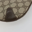 GUCCI GG Supreme Web Sherry Line Bag PVC Beige Gold 904 02 026 Auth gh2081-12