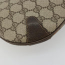 GUCCI GG Supreme Web Sherry Line Bag PVC Beige Gold 904 02 026 Auth gh2081-13
