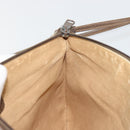 GUCCI GG Supreme Web Sherry Line Bag PVC Beige Gold 904 02 026 Auth gh2081-18
