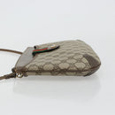 GUCCI GG Supreme Web Sherry Line Bag PVC Beige Gold 904 02 026 Auth gh2081-5