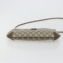 GUCCI GG Supreme Web Sherry Line Bag PVC Beige Gold 904 02 026 Auth gh2081-9