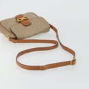 CELINE Macadam Canvas Shoulder Bag PVC Beige Gold Auth gh2082A-7
