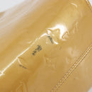 LOUIS VUITTON Monogram Vernis Maple Drive Hand Bag Noisette M91376 Auth gh2083-9