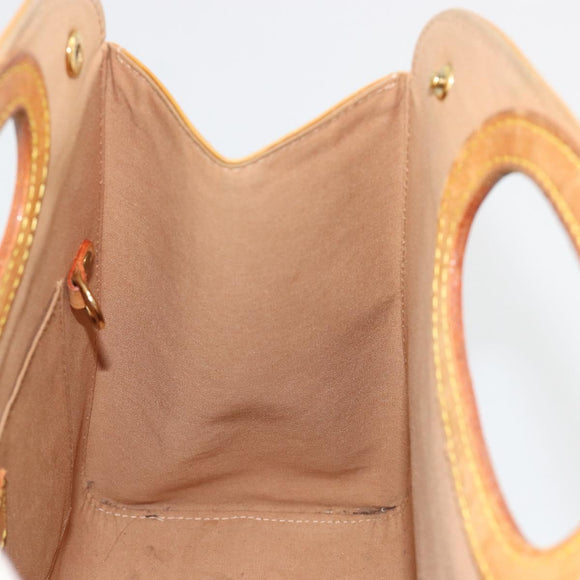 LOUIS VUITTON Monogram Vernis Maple Drive Hand Bag Noisette M91376 Auth gh2083