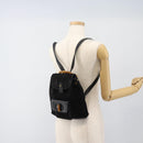 GUCCI Bamboo Backpack Suede Black Gold 003 1956 0030 Auth gh2084A-26